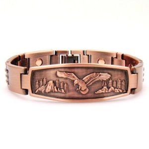 Rose tone Flying Eagle Bracelet